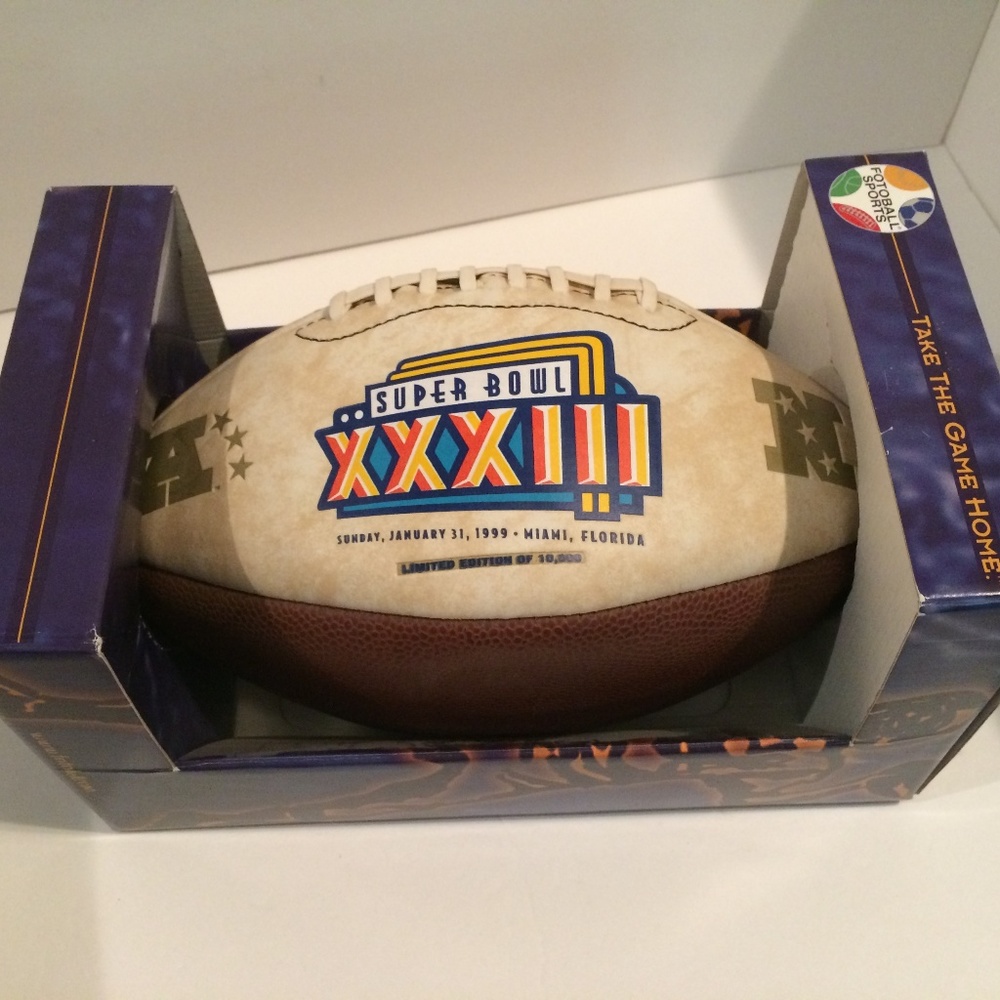 Football Superbowl XXXIII Limited Ed.